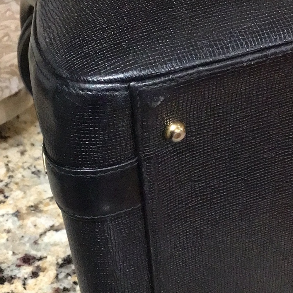 MCM Boston Black Leather Handbag - Picture 9 of 13